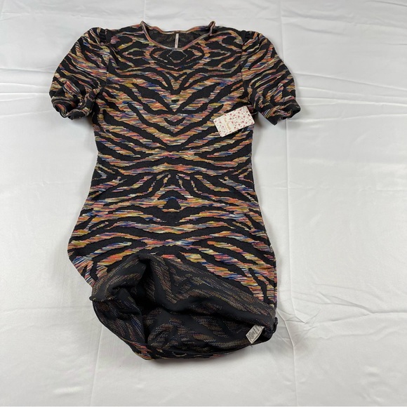 Free People Women’s Mini Dress Bodycon Dark Grey New Size: Small - Picture 6 of 16